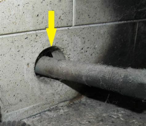 drilling hole in fireplace for gas line